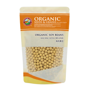 Organic Soy Beans - Yellow (300g)