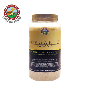 Organic Raw Cane Sugar - Canister (900g)