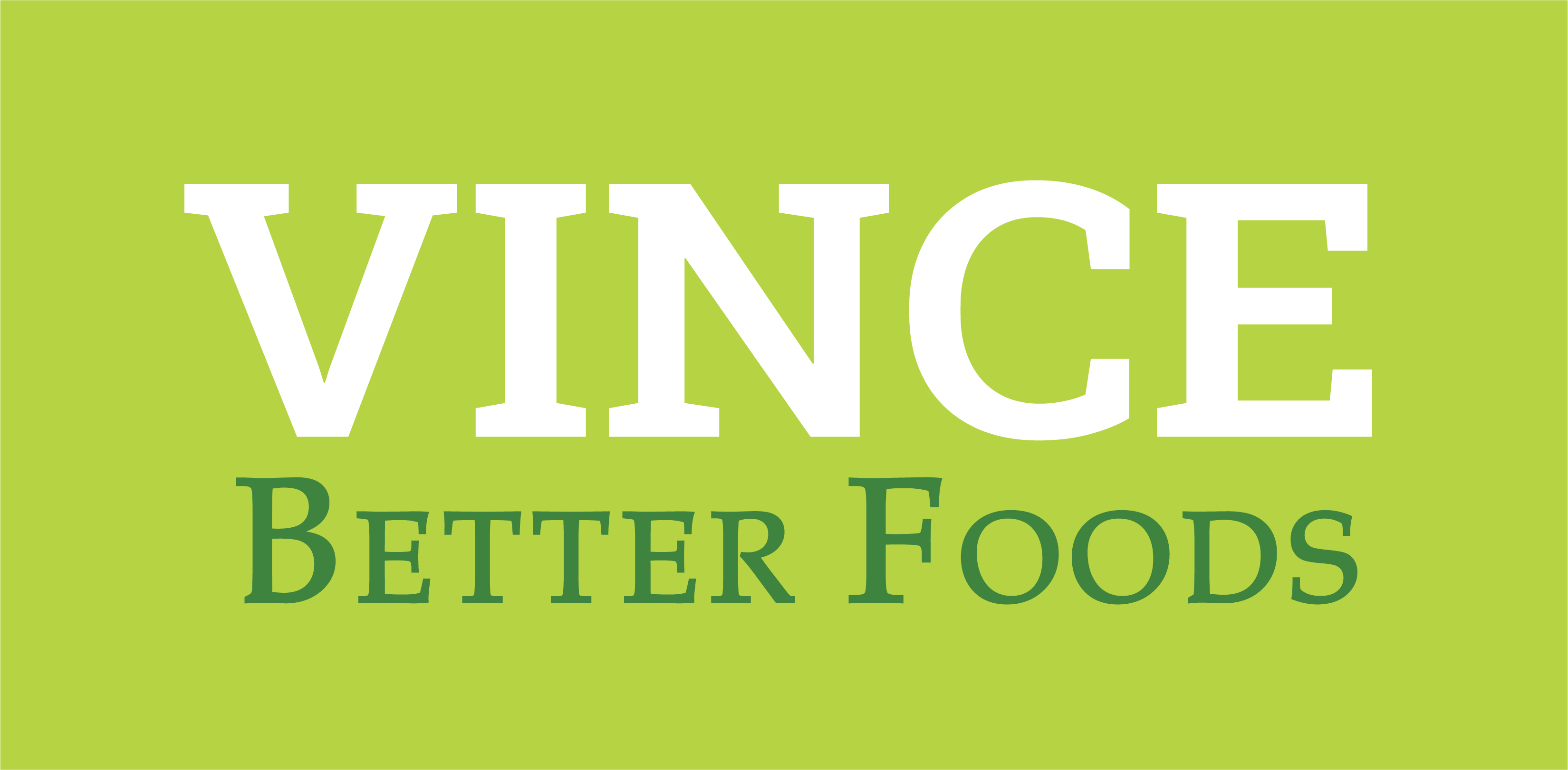 VINCE BETTER FOODS LOGO