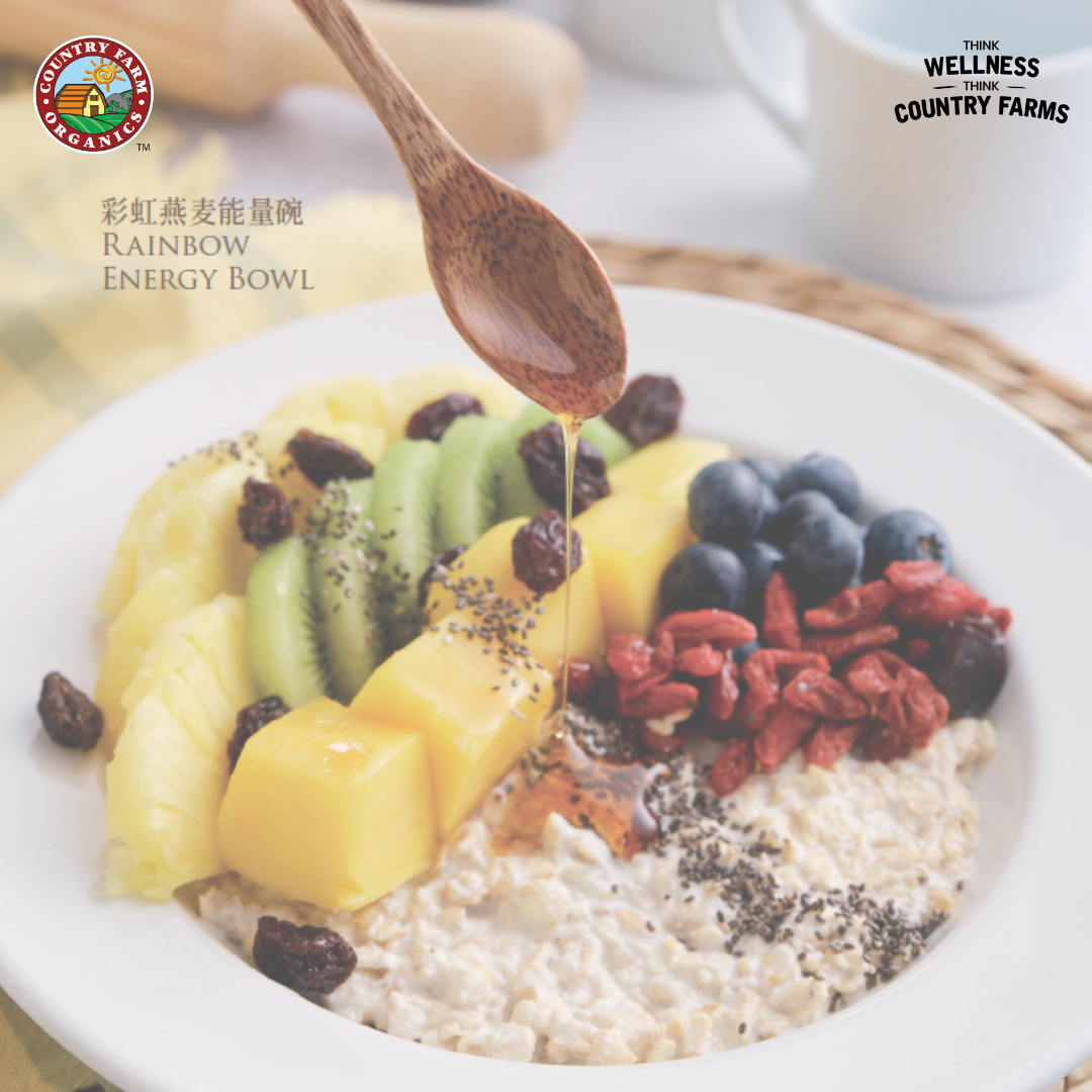 Recipe 食谱 – Rainbow Energy Bowl (彩虹燕麦能量碗)