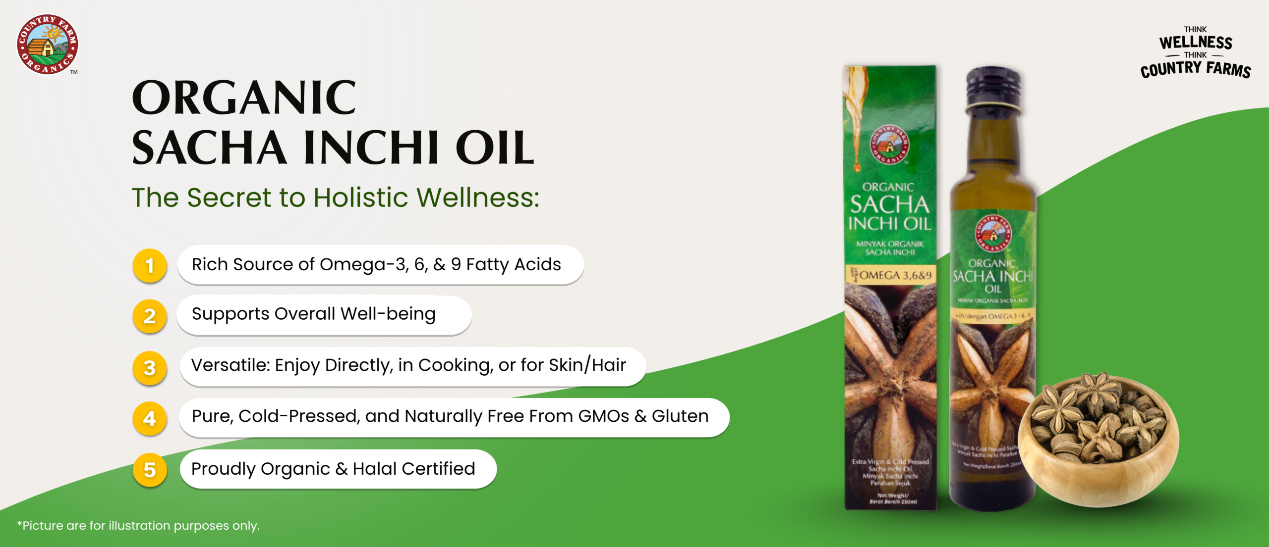 Organic Sacha Inchi Oil