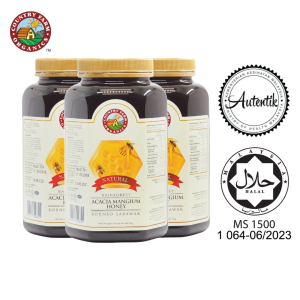 [Triple Value Pack] Natural Rainforest Acacia Honey (1kg x 3)