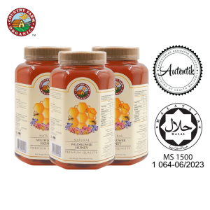 [Triple Value Pack] Natural Wildflower Honey (1kg x 3)