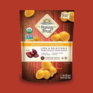 Sunny Fruit Organic Dried Pitted Dates - 250g (5x50g)