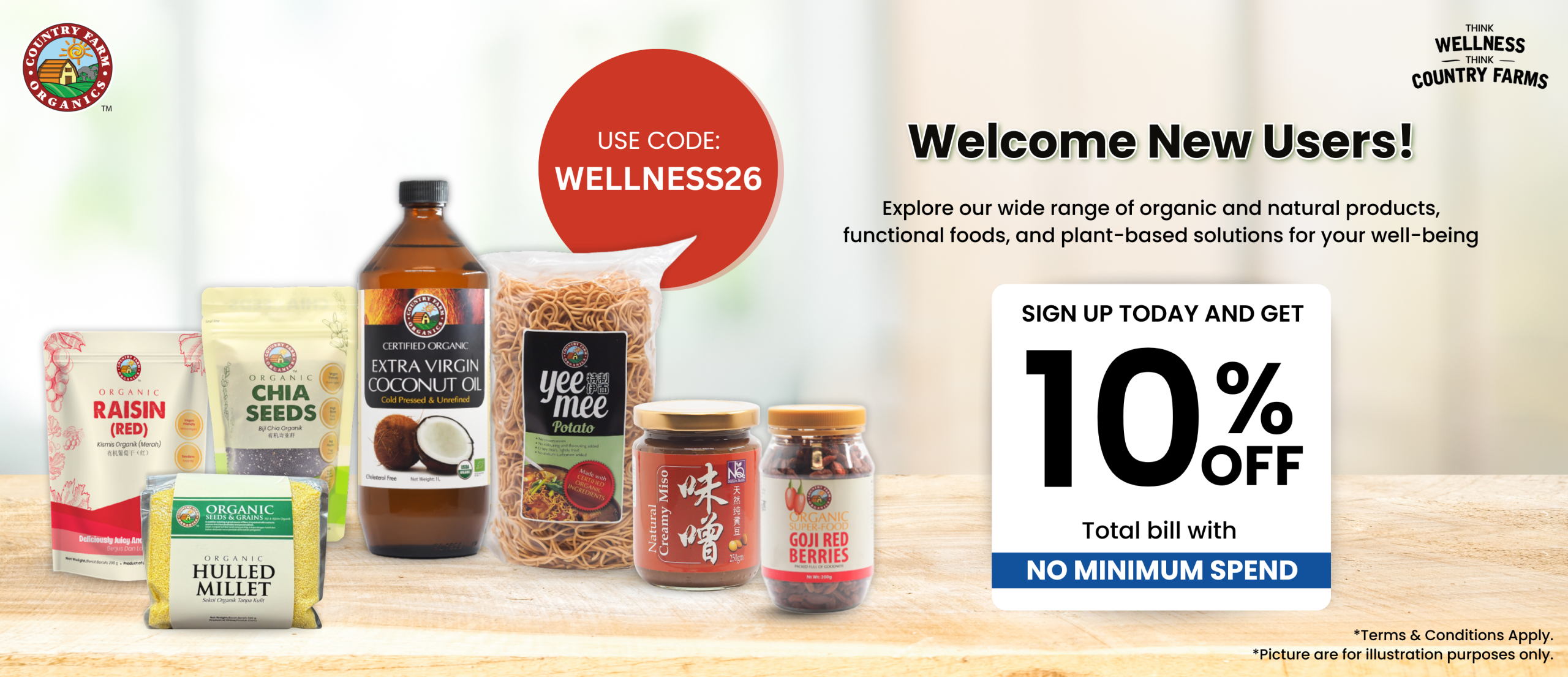 New User Voucher 2026 - WELLNESS26