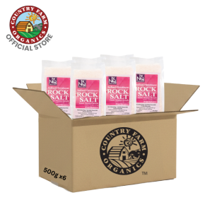 [6 Pack Value Bundle Online Exclusive] Country Farm Organics Himalayan Rock Salt - Fine (500g x 6)