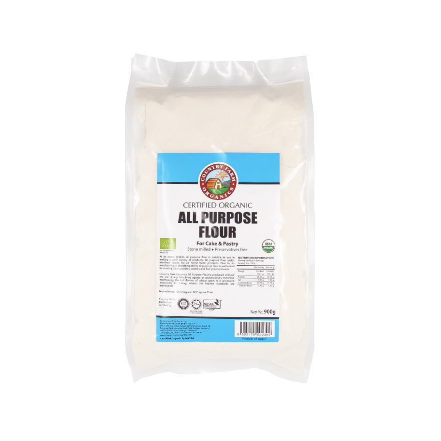 Certified Organic All Purpose Flour (900g)