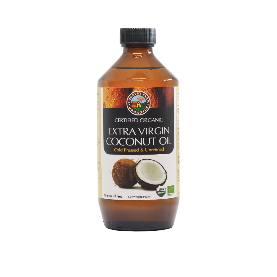 Certified Organic Extra Virgin Coconut Oil (500ML)