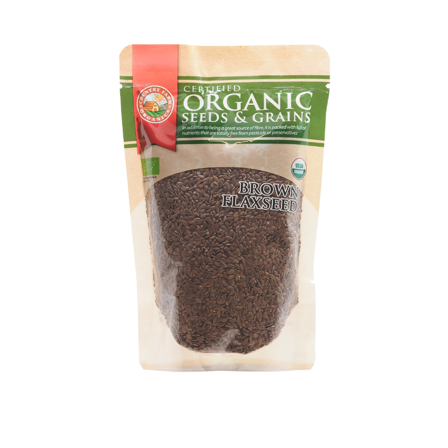 Certified Organic Brown Flaxseeds (250g)