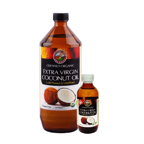 Promo: Certified Organic Extra Virgin Coconut Oil 1L Free 100ml **